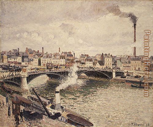 Camille Pissarro Morning An Overcast Day Rouen